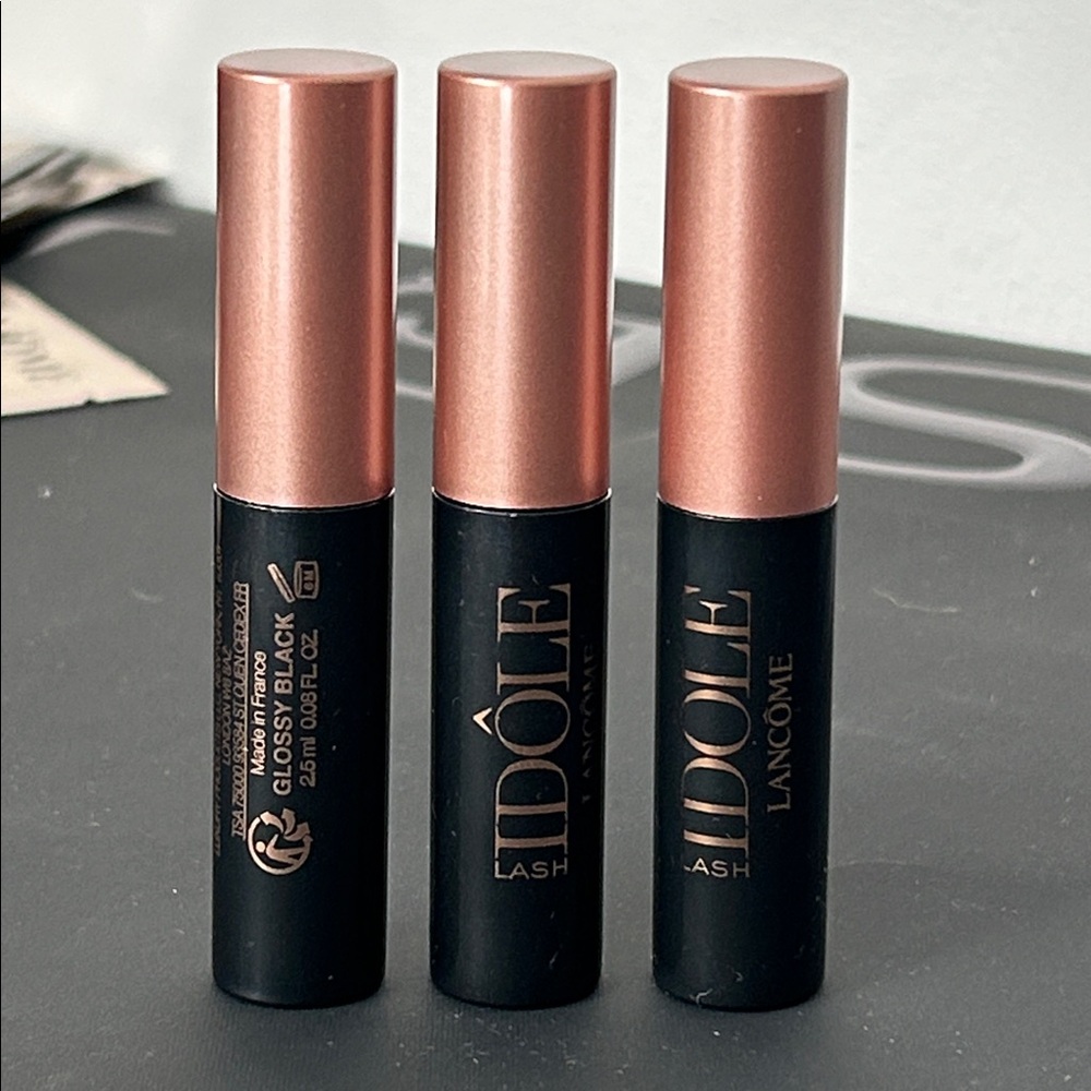 3 Pack Lancome idole masacara travel size-black
